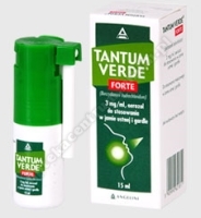 Tantum Verde Forte aer.dost.wj.ustnej 3mg/15ml+5 pastylek fiorda czarna porzeczka Gratis !