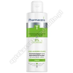 PHARMACERIS T SEBO-ALMOND Płyn oczyszczajacy bakteriostatyczny 190ml *