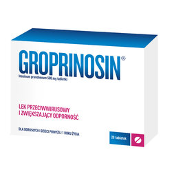 Groprinosin tabl. 0,5 g x 50 tabl.