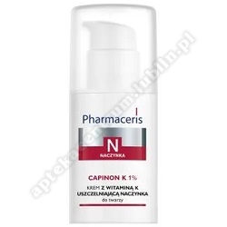 PHARMACERIS N CAPINON K1% Krem z wit.K  30 ml *