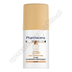 PHARMACERIS F Fluid ochr-kor.02 SAND SPF50 *