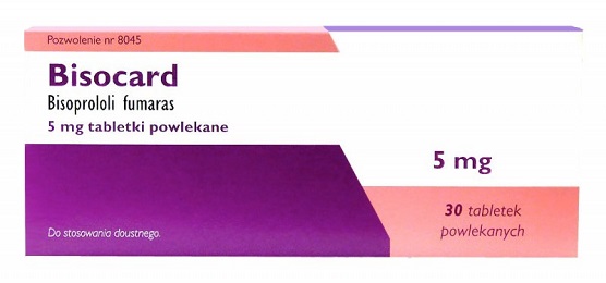 Bisocard tabl.powl. 5mg 30tabl.LEK WYDAWANY NA RECEPTĘ LEKARSKĄ-TYLKO ODBIÓR OSOBISTY