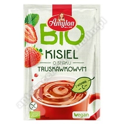 Kisiel o smaku truskawkowym bezglutenowy BIO 30g AMYLON*