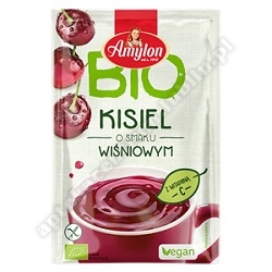 Kisiel o smaku wiśniowym bezglutenowy BIO 30g AMYLON*