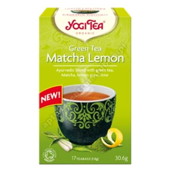 Herbatka zielona z cytryną i matchą BIO 17x 1,8g YOGI TEA