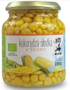 Kukurydza słodka w zalewie BIO 340g BIO EUROPA