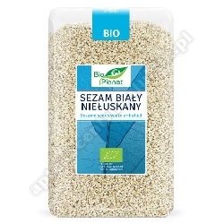 Sezam biały łuskany BIO 1kg BIO PLANET *