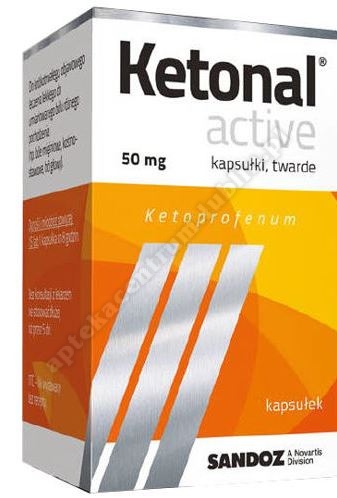 Ketonal Active kaps.twarde 0,05 g 10 kaps.