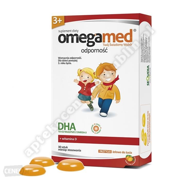 Omegamed Odporność 3+ pastylki żelowe do żucia 30 pastylki