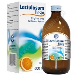 Lactulosum HASCO syrop 2,5g/5ml 500ml (butelka) *