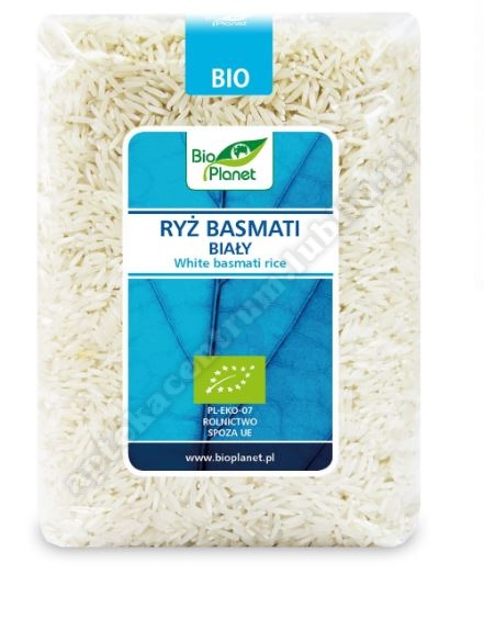 Ryż biały długoziarnisty BIO 1kg Bio Planet