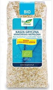 Kasza gryczana krakowska niepalona BIO 500g