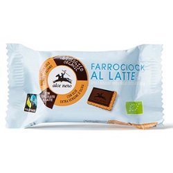 Herbatniki orkiszowe z mleczną czekoladą Fair Trade 28g Alce Nero*