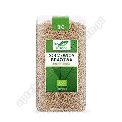 SOCZEWICA BRĄZOWA BIO 500 g - BIO PLANET *
