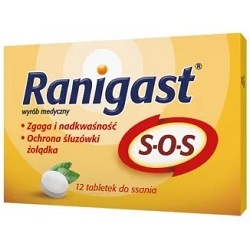 Ranigast SOS tabl.do ssania 12 tabl. *