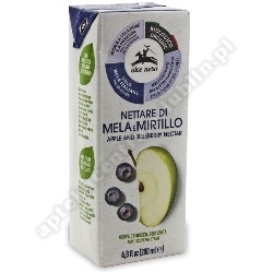 NEKTAR JABŁKOWO - BORÓWKOWY BIO 200 ml - Alce Nero *