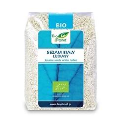 SEZAM BIAŁY ŁUSKANY BIO 200 g - BIO PLANET *