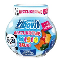Vibovit Bezcukrowe Misio Żelki żelki 30szt *