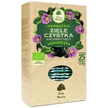 HERBATKA ZIELE CZYSTKA BIO (25 x 2 g) Dary Natury