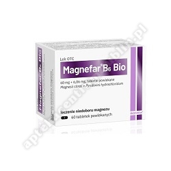 Magnefar B6 Bio tabl.powl. 60 tabl. *