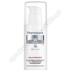 Pharmaceris W Mela-Protect Krem nawilżająco-ochronny na dzień rozjaśniający przebarwienia SPF 50+ *