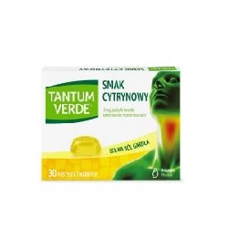 Tantum Verde smak cytrynowy30  pastyl.*+5 pastylek fiorda czarna porzeczka Gratis !