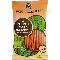 PALUSZKI ŻYTNIE PEŁNOZIARNISTE BIO 45 g *