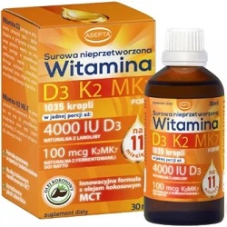 Witamina D3 K2 MK7 krop. 30 ml *