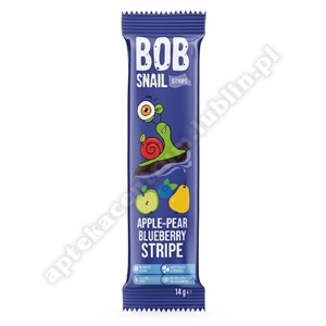 Przekąska  STRIPE jabłko-gruszka-borówka BOB SNAIL*