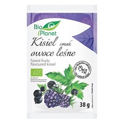 Kisiel o smaku owoców leśnych z owocami jagodowymi Bio Planet 38g*