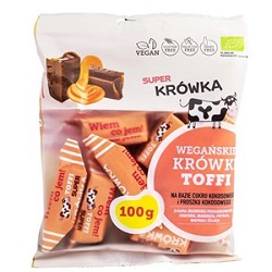 Krówki toffi bezmleczne bezglutenowe Bio 100g Me Gusto*
