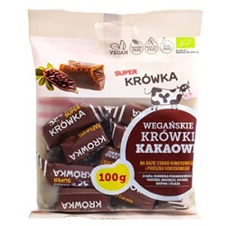 Krówki kakaowe bezmleczne bezglutenowe 100g Me Gusto*