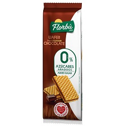 Wafelki z kremem kakaowym bez dodatku cukrów 150 g - FLORBU