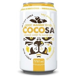 Woda kokosowa z sokiem z mango 330 ml Cocosa*