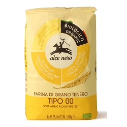 Mąka pszenna typ "00" do słodkich wypieków BIO 1 kg - ALCE NERO *