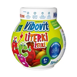 Vibovit Literki Żelki 50 szt. *